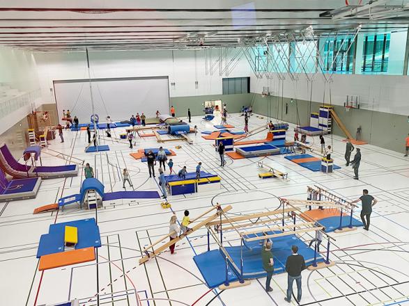 Spannende Bewegungslandschaften für Kinder bis 8 Jahre bei den Active Sundays der ETh